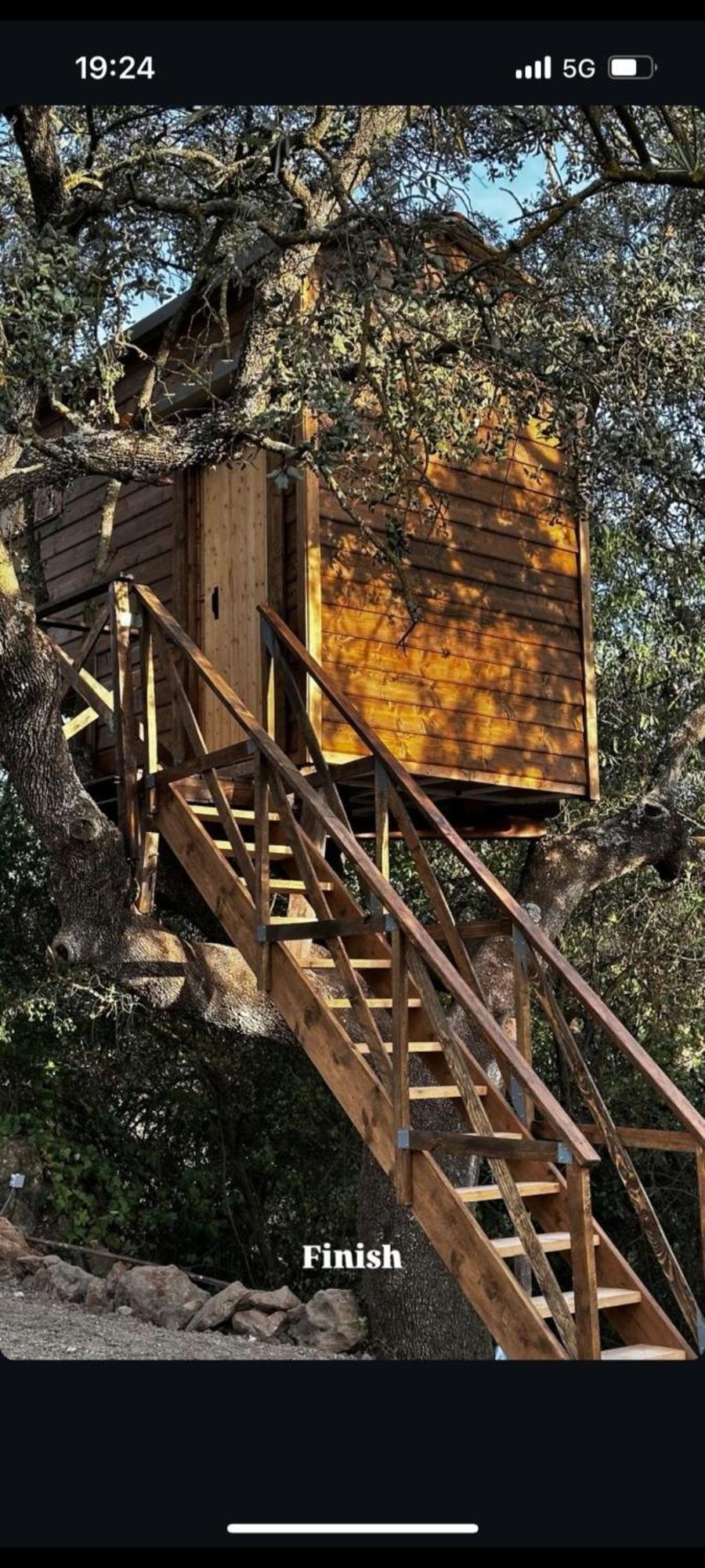 Cabana Del Arbol Lavagarural Villanueva del Rosario Buitenkant foto